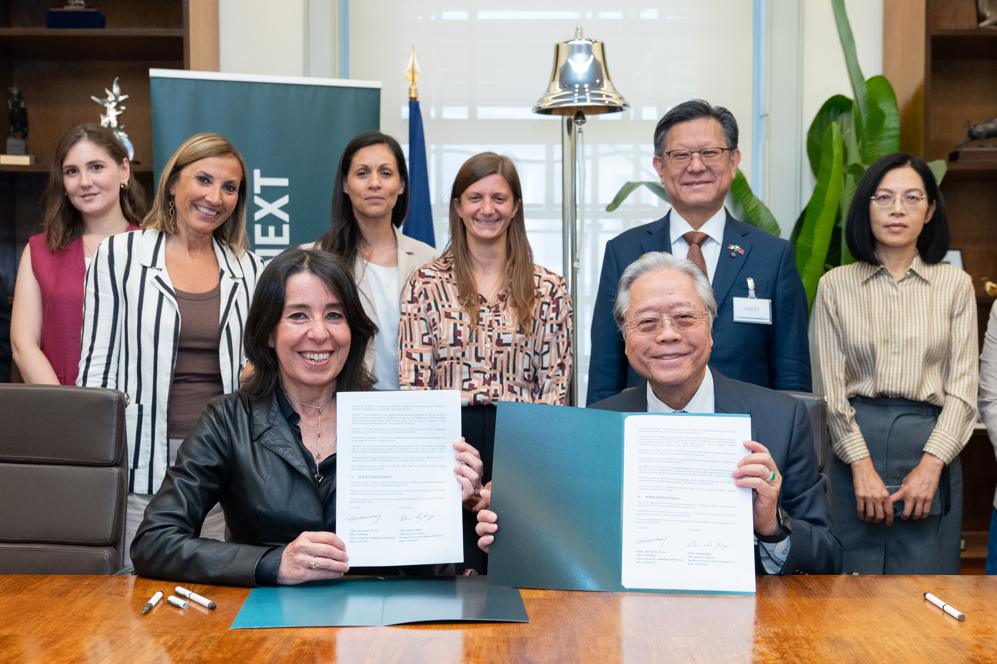 TABF Signs MoU with ECS Academy in Milan: Partnership Strengthens Capital Markets Dialogue and Financial Talent Development between Taiwan and Europe
