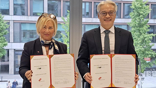 TABF and the AICB reached a MoU, opening a new era of cooperation for financial talent cultivation.